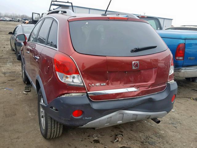 3GSCL33PX8S706898 - 2008 SATURN VUE XE RED photo 3