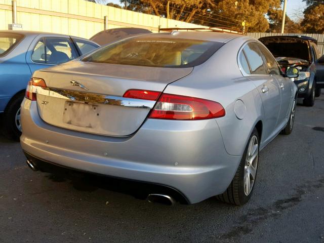 SAJWA0FA3AHR56357 - 2010 JAGUAR XF LUXURY SILVER photo 4