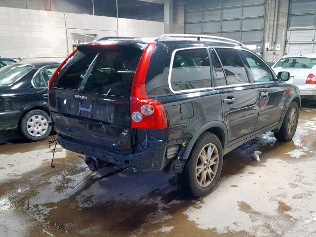 YV1CZ911651139740 - 2005 VOLVO XC90 T6 BLACK photo 4