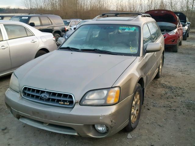 4S3BH806837620921 - 2003 SUBARU LEGACY OUT TAN photo 2