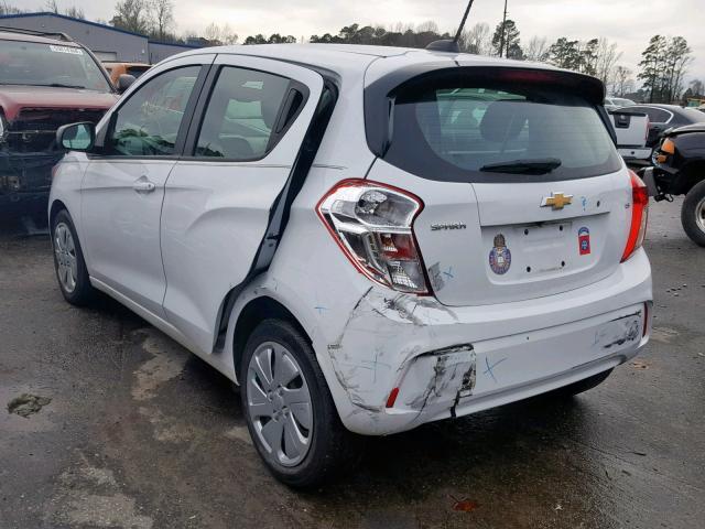 KL8CB6SA2GC570454 - 2016 CHEVROLET SPARK LS WHITE photo 3