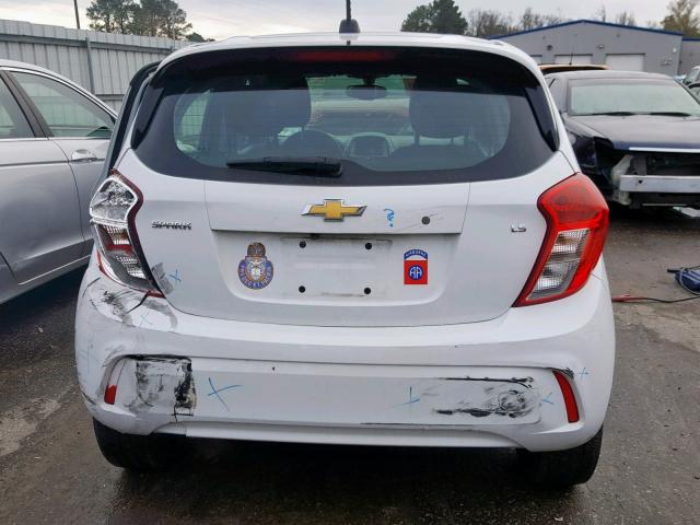 KL8CB6SA2GC570454 - 2016 CHEVROLET SPARK LS WHITE photo 9