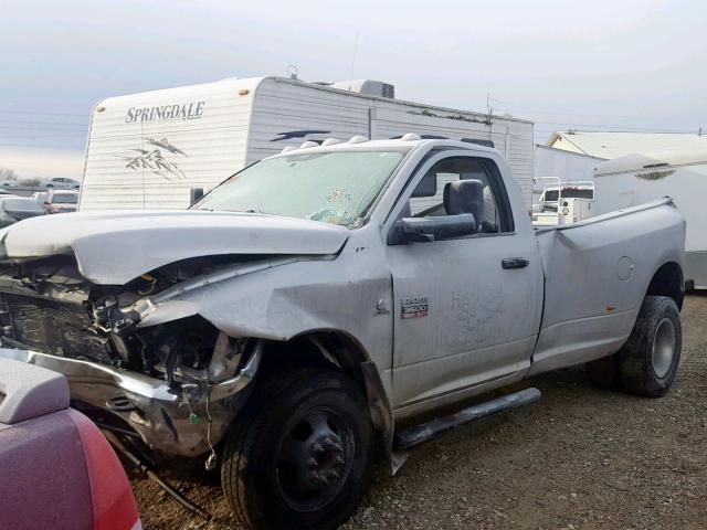 3C63DRAL0CG302815 - 2012 DODGE RAM 3500 S SILVER photo 2