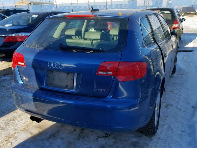 WAUNF78P56A072682 - 2006 AUDI A3 2.0 PRE BLUE photo 4