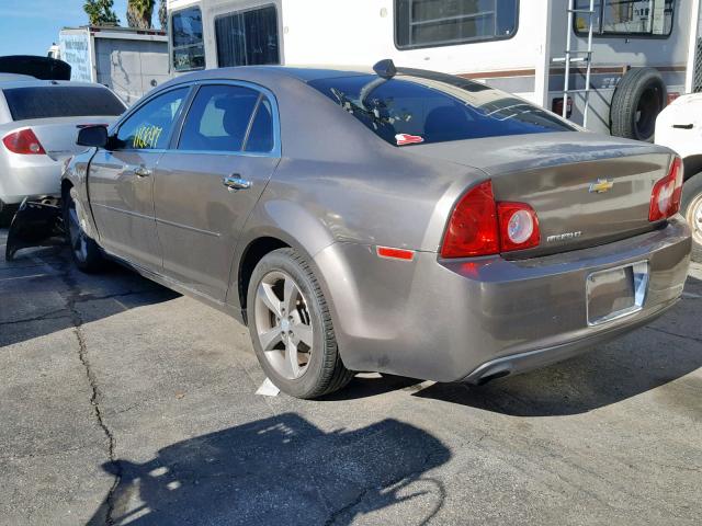 1G1ZC5E09CF290981 - 2012 CHEVROLET MALIBU 1LT GRAY photo 3