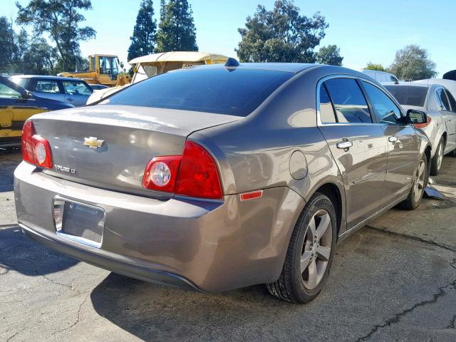 1G1ZC5E09CF290981 - 2012 CHEVROLET MALIBU 1LT GRAY photo 4
