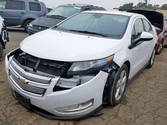 1G1RH6E46EU174498 - 2014 CHEVROLET VOLT WHITE photo 2