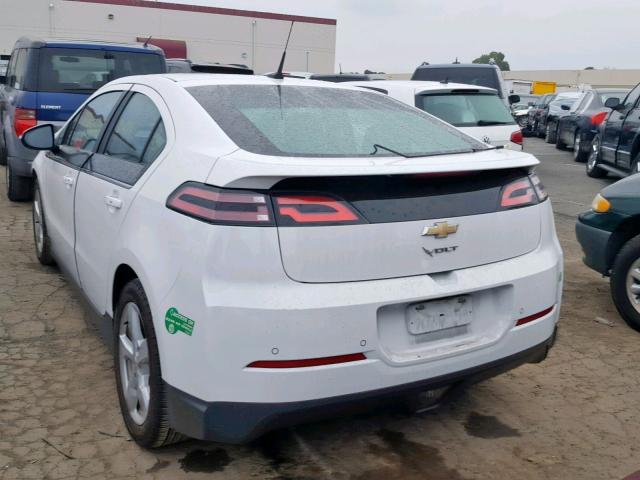 1G1RH6E46EU174498 - 2014 CHEVROLET VOLT WHITE photo 3