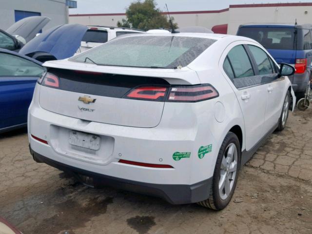 1G1RH6E46EU174498 - 2014 CHEVROLET VOLT WHITE photo 4