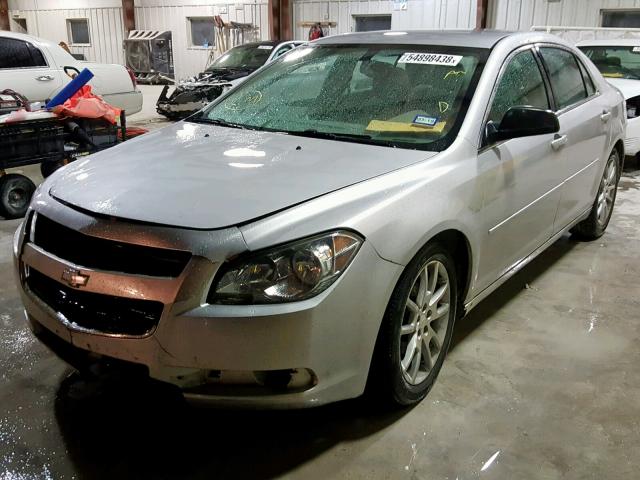 1G1ZB5E05CF300859 - 2012 CHEVROLET MALIBU LS ვერცხლისფერი ფოტო 2