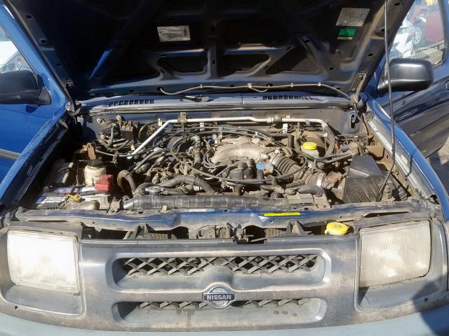 5N1ED28T51C545689 - 2001 NISSAN XTERRA XE BLUE photo 7