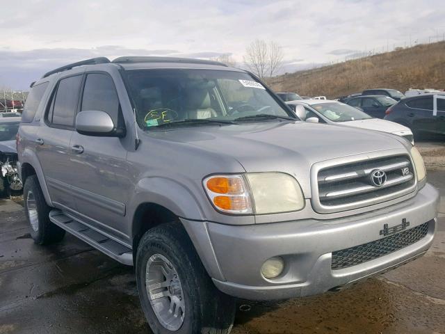 5TDBT48A63S177139 - 2003 TOYOTA SEQUOIA LI SILVER photo 1