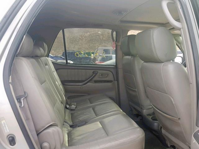 5TDBT48A63S177139 - 2003 TOYOTA SEQUOIA LI SILVER photo 6