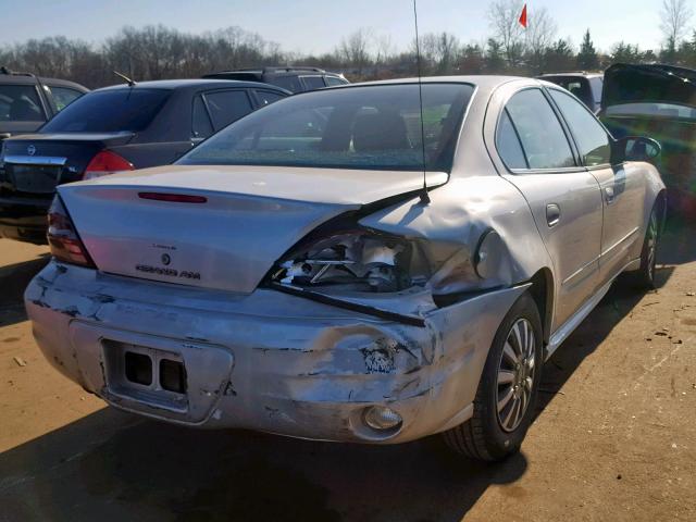 1G2NE52F85M236048 - 2005 PONTIAC GRAND AM S SILVER photo 4