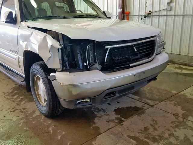 1GKFK16ZX5J204827 - 2005 GMC YUKON XL K WHITE photo 9