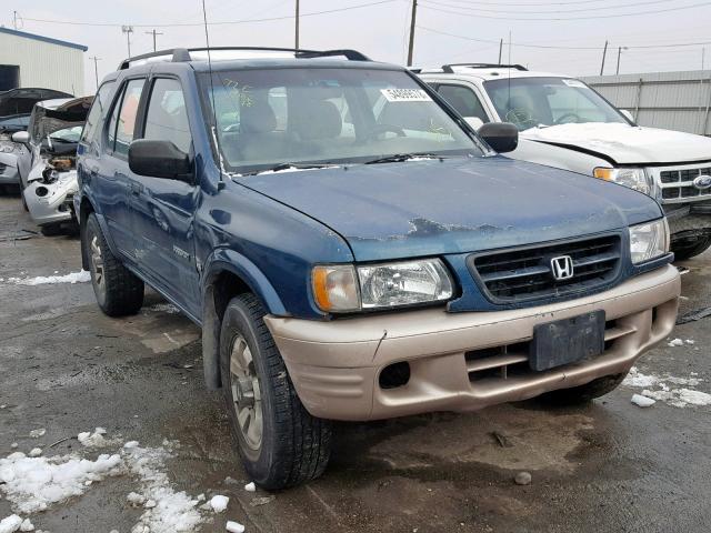 4S6DM58W6Y4419232 - 2000 HONDA PASSPORT E BLUE photo 1