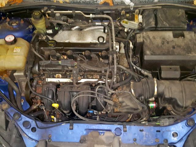 3FAFP37N65R114123 - 2005 FORD FOCUS ZX5 BLUE photo 7