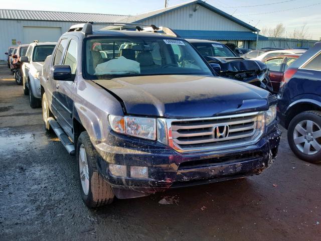 5FPYK1F53DB002927 - 2013 HONDA RIDGELINE BLUE photo 1