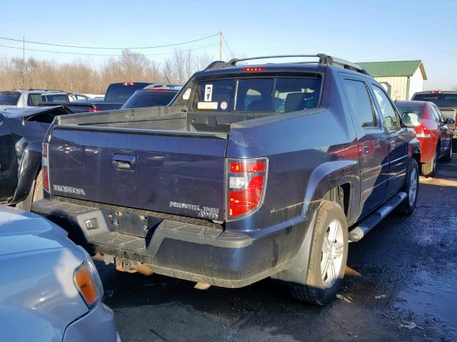 5FPYK1F53DB002927 - 2013 HONDA RIDGELINE BLUE photo 5