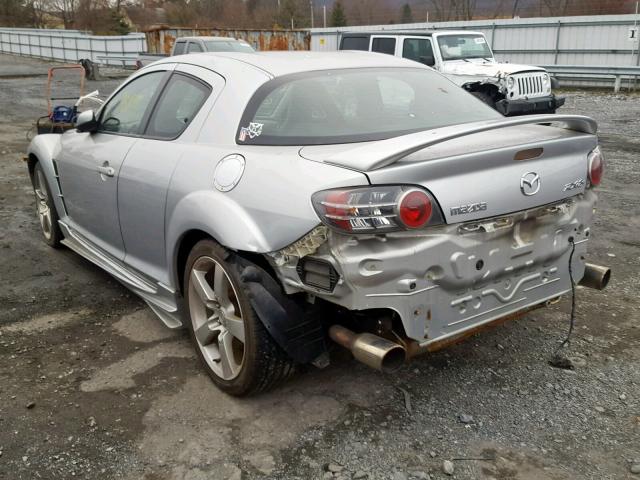 JM1FE173X40129807 - 2004 MAZDA RX8 SILVER photo 3