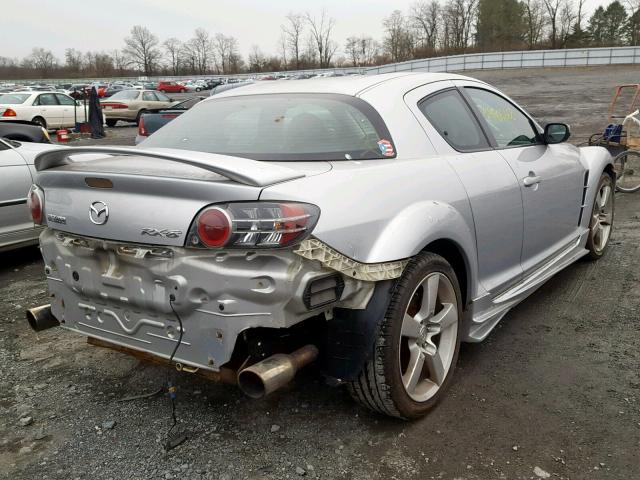 JM1FE173X40129807 - 2004 MAZDA RX8 SILVER photo 4