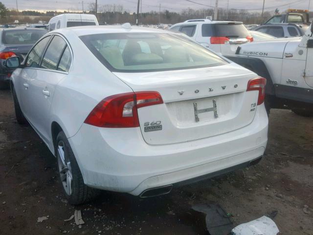 YV1612FH3E2277070 - 2014 VOLVO S60 T5 WHITE photo 3