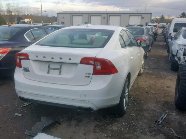 YV1612FH3E2277070 - 2014 VOLVO S60 T5 WHITE photo 4