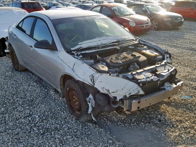 1G2ZF58B674105934 - 2007 PONTIAC G6 VALUE L SILVER photo 1