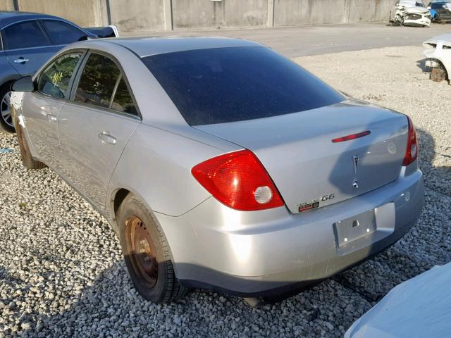 1G2ZF58B674105934 - 2007 PONTIAC G6 VALUE L SILVER photo 3