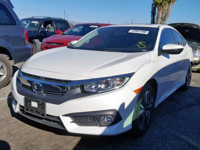 JHMFC1F73JX036302 - 2018 HONDA CIVIC EXL WHITE photo 2