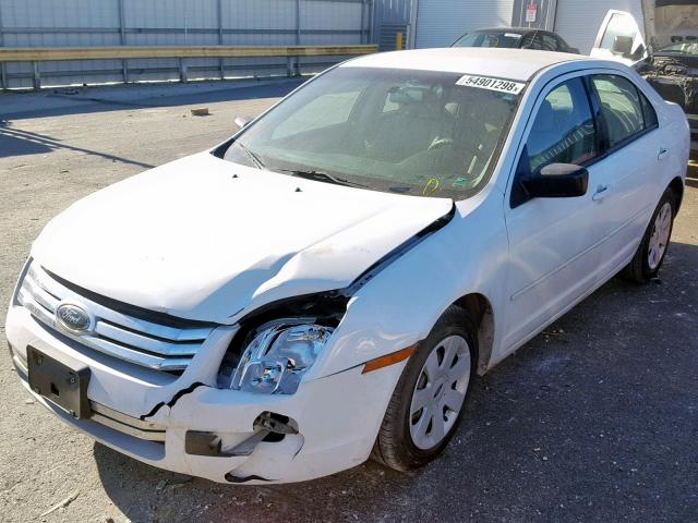 3FAHP06Z87R277922 - 2007 FORD FUSION S WHITE photo 2