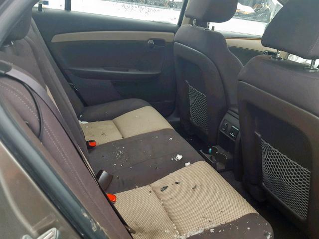 1G1ZC5E06CF255590 - 2012 CHEVROLET MALIBU 1LT ნაცრისფერი ფოტო 6