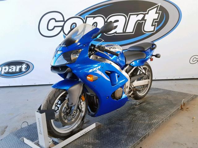 JKAZX4J148A074300 - 2008 KAWASAKI ZX600 J1 BLUE photo 2