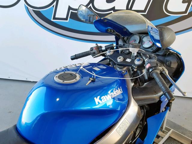 JKAZX4J148A074300 - 2008 KAWASAKI ZX600 J1 BLUE photo 5