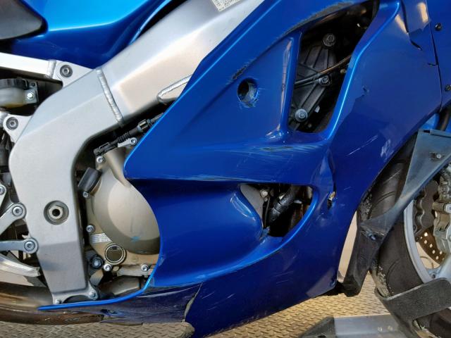 JKAZX4J148A074300 - 2008 KAWASAKI ZX600 J1 BLUE photo 7