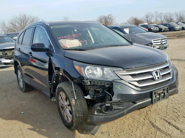 2HKRM4H73CH614245 - 2012 HONDA CR-V EXL BLACK photo 1