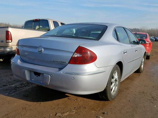 2G4WD532551314694 - 2005 BUICK LACROSSE C SILVER photo 4