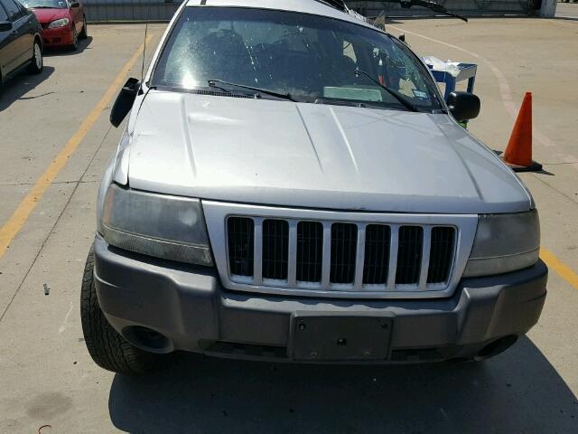 1J4GX48N74C418166 - 2004 JEEP GRAND CHER SILVER photo 7