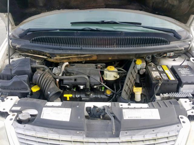 2C4GP44391R247353 - 2001 CHRYSLER TOWN & COU WHITE photo 7