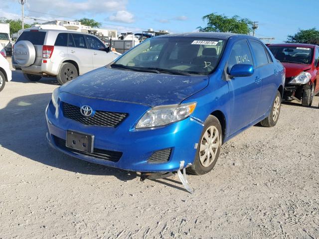 JTDBL40E799088864 - 2009 TOYOTA COROLLA BA BLUE photo 2