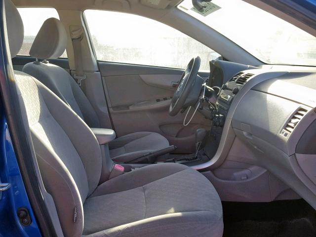 JTDBL40E799088864 - 2009 TOYOTA COROLLA BA BLUE photo 5