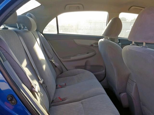 JTDBL40E799088864 - 2009 TOYOTA COROLLA BA BLUE photo 6