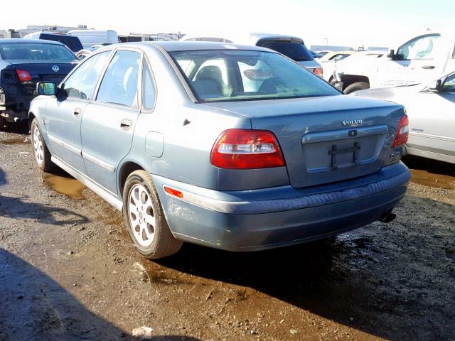 YV1VS29512F868660 - 2002 VOLVO S40 1.9T GREEN photo 3