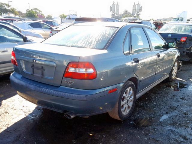 YV1VS29512F868660 - 2002 VOLVO S40 1.9T GREEN photo 4