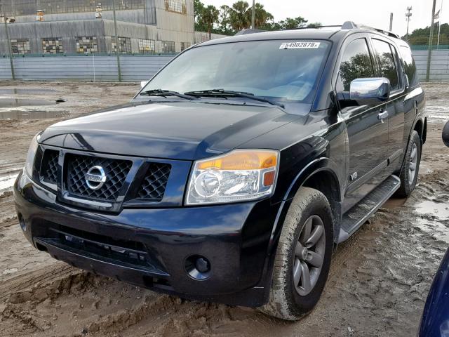 5N1BA08DX9N606205 - 2009 NISSAN ARMADA SE BLACK photo 2