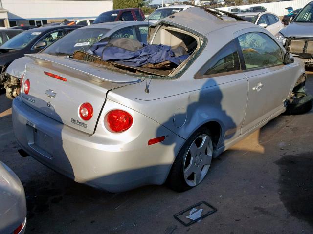 1G1AM18BX67817537 - 2006 CHEVROLET COBALT SS SILVER photo 4