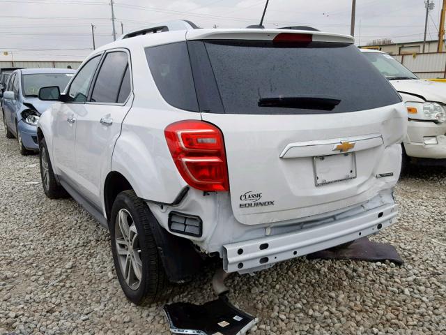 2GNALDEK8H6233437 - 2017 CHEVROLET EQUINOX PR WHITE photo 3