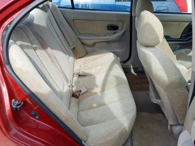 KMHDN45D63U517060 - 2003 HYUNDAI ELANTRA GL RED photo 6