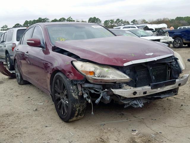 KMHGC46E09U028771 - 2009 HYUNDAI GENESIS 3. BURGUNDY photo 1