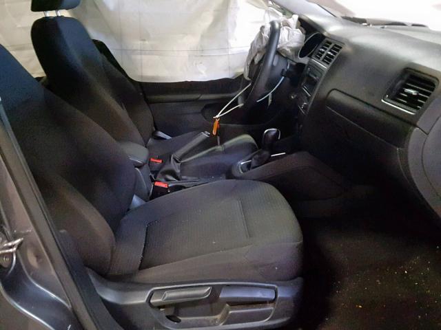 3VW2K7AJ4FM278325 - 2015 VOLKSWAGEN JETTA BASE Գրաֆիտ լուսանկար 5
